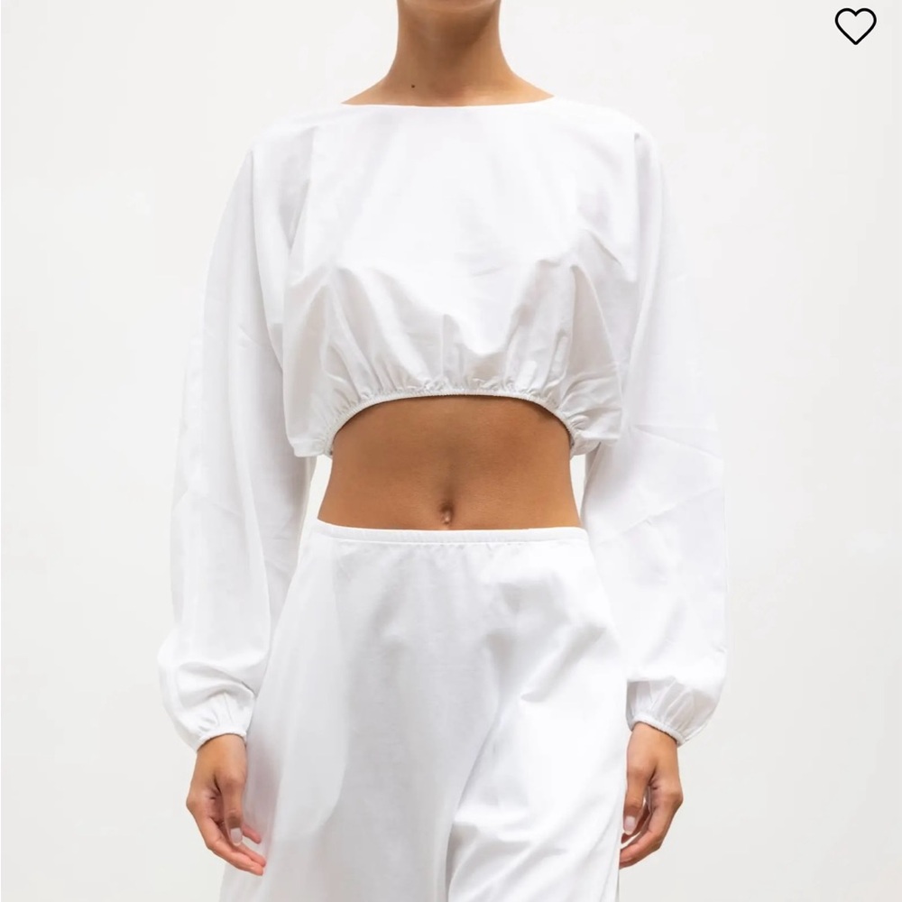 LESET Yoko Long Sleeve Blouson Top (New with Tags)
